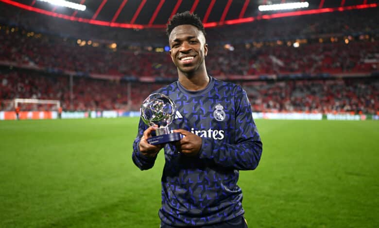 After his two goals in the Champions League Semi-Finals, Vinicius Jr was the man of the match against Bayern Munich!