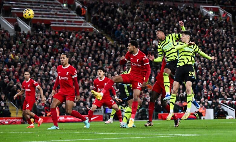 Arsenal battle Liverpool - 23/24