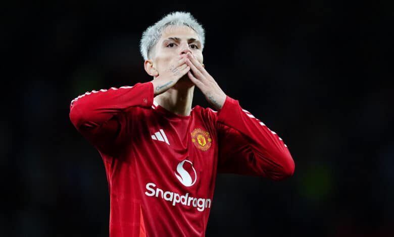 Manchester United's Alejandro Garnacho