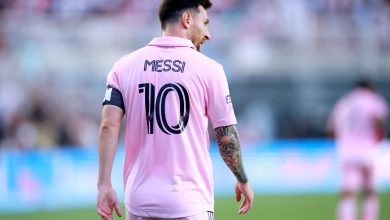 FORT LAUDERDALE, FLORIDA - JULY 25: Lionel Messi #10 of Inter Miami CF looks on in the first half during the Leagues Cup 2023 match between Inter Miami CF and Atlanta United at DRV PNK Stadium on July 25, 2023 in Fort Lauderdale, Florida.