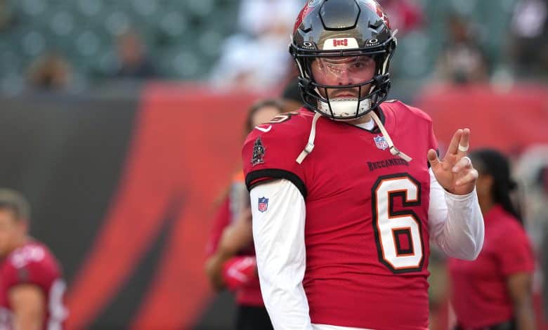 Quarterback Baker Mayfield #6 of the Tampa Bay Buccaneers