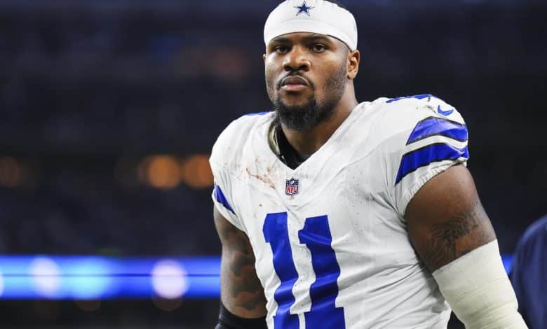 Micah Parsons #11 of the Dallas Cowboys