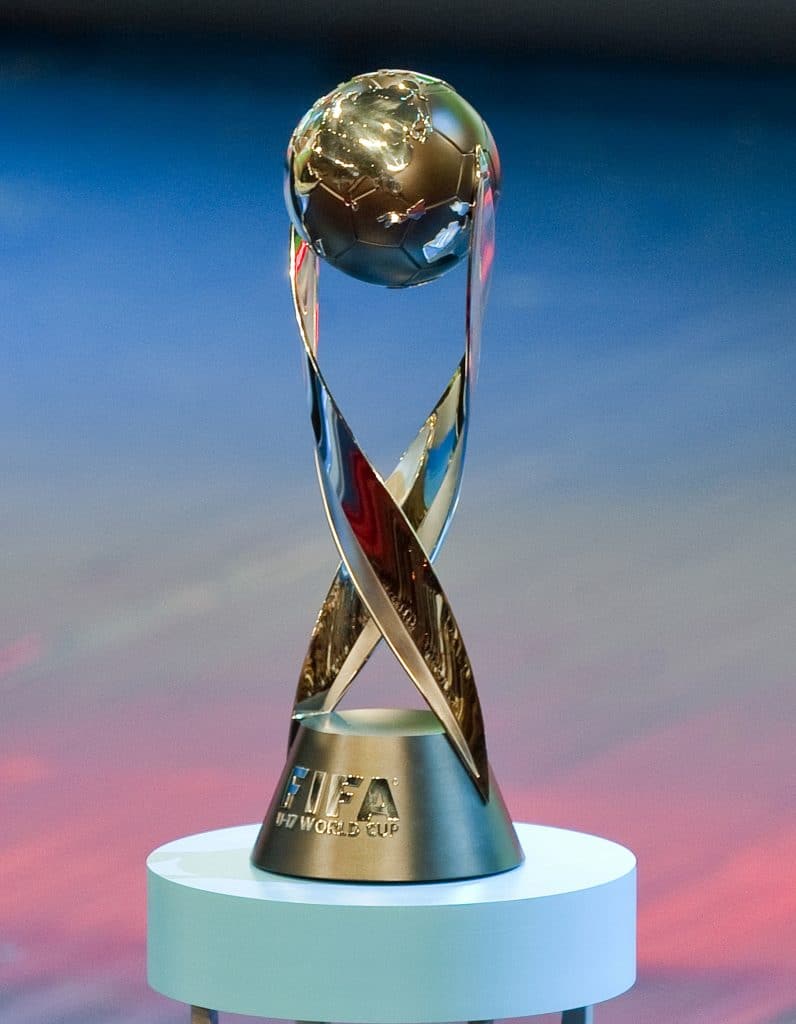 View of the FIFA U-17 World Cup Trophy in 2011